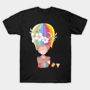 monkey and balloon T-Shirt